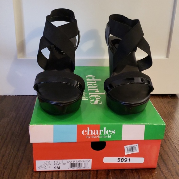 CHARLES by Charles David sandal Wedges - Picture 2 of 4